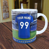 Personalised Leicester Mug - Shirt And Message Cup