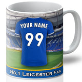 Personalised Leicester Mug - Shirt And Message Cup