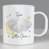 Personalised Little One Cloud Plastic Mug