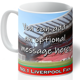 Personalised Liverpool Mug - Shirt And Message Cup