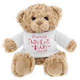 Personalised Love You Beary Much Teddy Bear