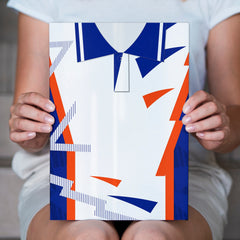 Personalised Luton Retro - 1992 Home Shirt - A4 Metal Sign Plaque - Frame Options Available