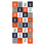 Personalised Luton Town Beach Towel - Chequered