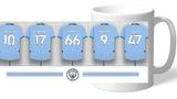 Personalised Man City Dressing Room Mug