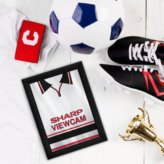 Personalised Man United - 1999 Away Shirt - A4 Metal Sign Plaque - Frame Options Available