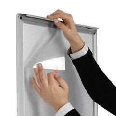 Personalised Manchester Blue Retro - 1998 Away Shirt - A4 Metal Sign Plaque - Frame Options Available