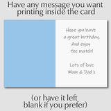 Personalised Manchester City Birthday Card