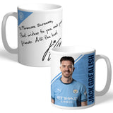 Personalised Manchester City FC Grealish Autograph Mug