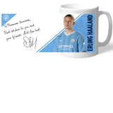 Personalised Manchester City FC Haaland Autograph Mug