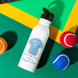 Personalised Manchester City Gym Fitness Bottle 600ml With Straw
