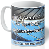 Personalised Manchester City Mug - Shirt And Message Cup