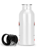 Personalised Manchester United Gym Fitness Bottle 600ml With Straw