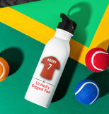 Personalised Manchester United Gym Fitness Bottle 600ml With Straw