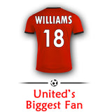 Personalised Manchester United Sports Water Bottle Aluminium With Carabiner 400ml