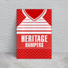 Personalised Middlesbrough 1990 Home Shirt - A4 Metal Sign Plaque - Frame Options Available