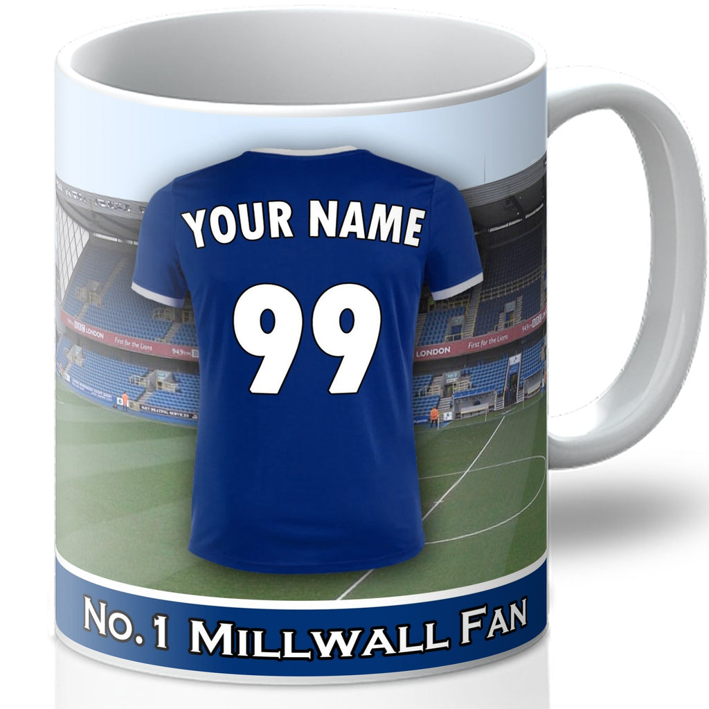 Personalised Millwall Mug - Shirt And Message Cup