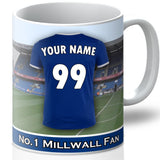 Personalised Millwall Mug - Shirt And Message Cup