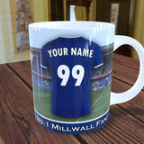 Personalised Millwall Mug - Shirt And Message Cup
