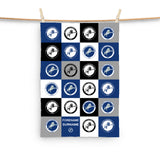 Personalised Millwall Tea Towel - Chequered