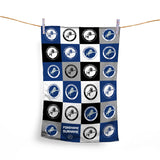 Personalised Millwall Tea Towel - Chequered