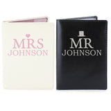 Personalised Mr & Mrs Passport Holders Set