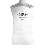 Personalised Mrs White Apron