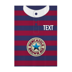 Personalised Newcastle 1996 Away Shirt - A4 Metal Sign Plaque - Frame Options Available