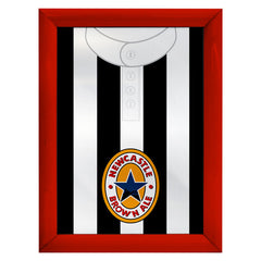Personalised Newcastle - 1996 Home Shirt - A4 Metal Sign Plaque - Frame Options Available