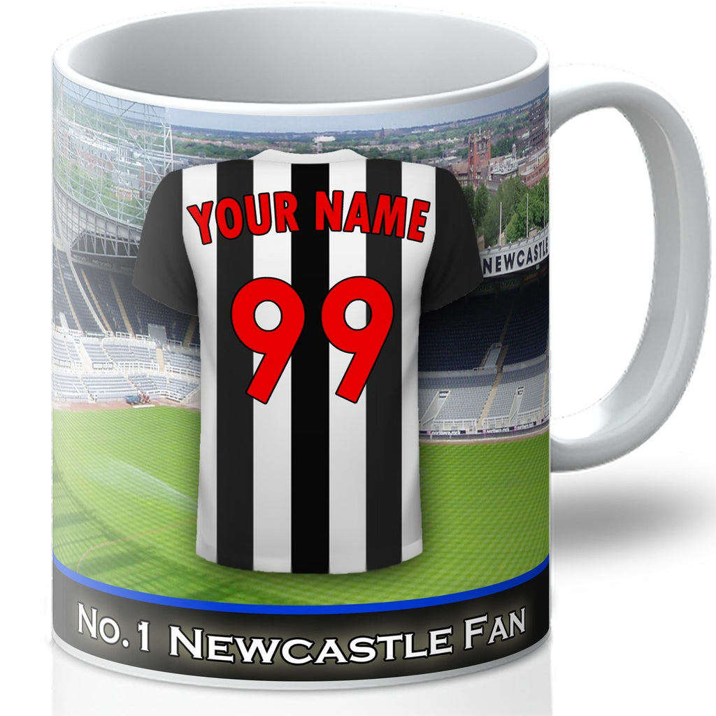 Personalised Newcastle Mug - Shirt And Message Cup