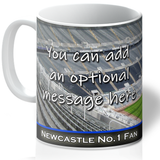 Personalised Newcastle Mug - Shirt And Message Cup