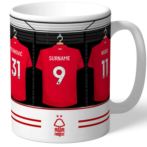 Personalised Nottingham Forest Dressing Room Mug