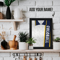 Personalised Preston - 1994 Home Shirt - A4 Metal Sign Plaque - Frame Options Available