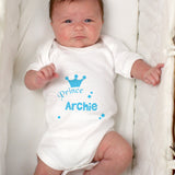 Personalised Prince Baby Vest