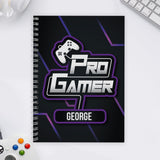 Personalised Pro Gamer A5 Notebook