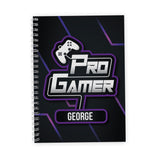 Personalised Pro Gamer A5 Notebook