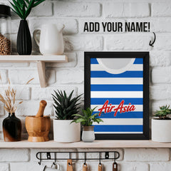 Personalised QPR - 2015 Home Shirt - A4 Metal Sign Plaque - Frame Options Available