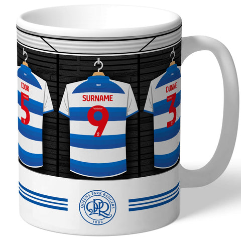 Personalised QPR Dressing Room Mug