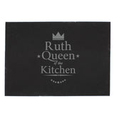 Personalised Queen of the Kitchen Slate Placemat