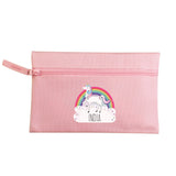 Personalised Rainbow Pink Pencil Case