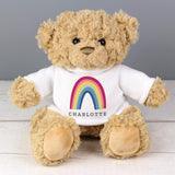 Personalised Rainbow Teddy Bear