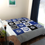 Personalised Rochdale Fleece Blanket - Chequered