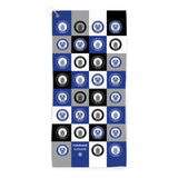 Personalised Rochdale Golf Towel - Chequered