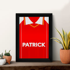 Personalised Rotherham - 1984 Home Shirt - A4 Metal Sign Plaque - Frame Options Available