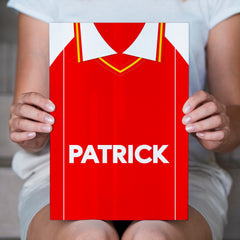 Personalised Rotherham - 1984 Home Shirt - A4 Metal Sign Plaque - Frame Options Available