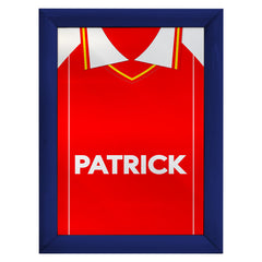Personalised Rotherham - 1984 Home Shirt - A4 Metal Sign Plaque - Frame Options Available