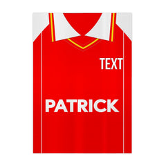 Personalised Rotherham - 1984 Home Shirt - A4 Metal Sign Plaque - Frame Options Available