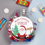 Personalised Santa Sweet Jar