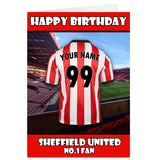 Personalised Sheffield United Birthday Card