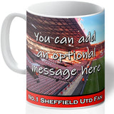 Personalised Sheffield United Mug - Shirt And Message Cup