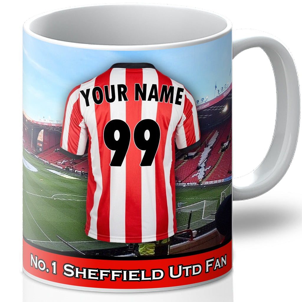 Personalised Sheffield United Mug - Shirt And Message Cup